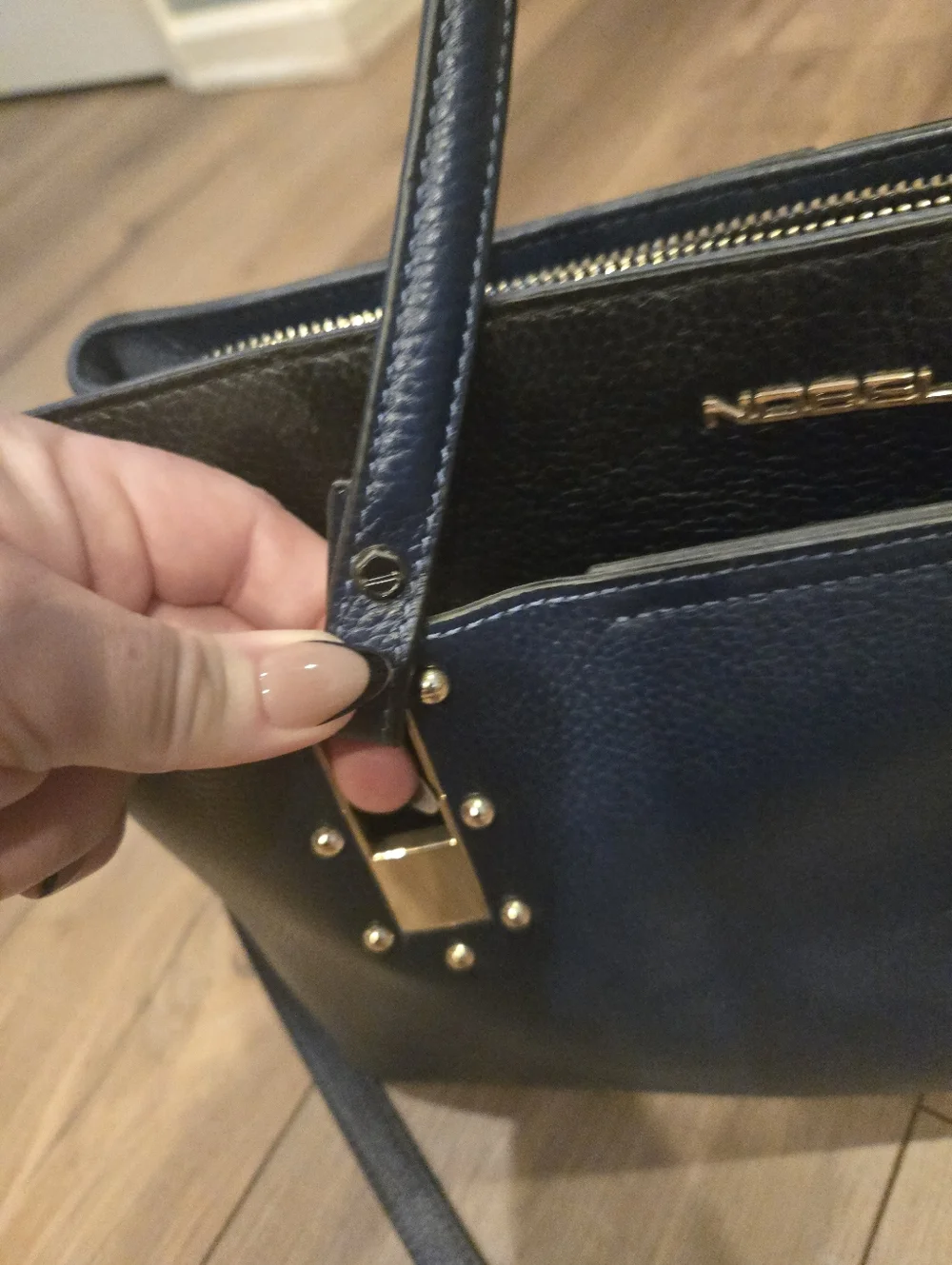 Nobel Navy Office Laptop Travel Bag